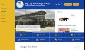 
							         Bay City Junior High School / Homepage - Bay City ISD								  
							    