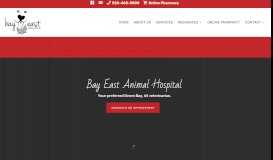 
							         Bay East Animal Hospital | Veterinarian								  
							    