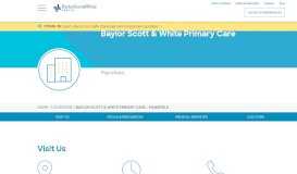 
							         Baylor Scott & White Primary Care – Mansfield | Baylor Scott & White ...								  
							    