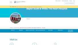 
							         Baylor Scott & White The Heart Hospital – Plano								  
							    