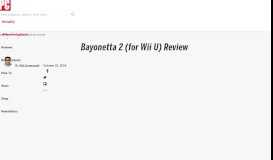 
							         Bayonetta 2 (for Wii U) Review & Rating | PCMag.com								  
							    