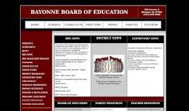 
							         Bayonne Board of Education								  
							    