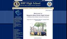 
							         Bayport-Blue Point High School - Bayport-Blue Point School District								  
							    