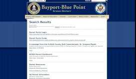 
							         Bayport-Blue Point School District								  
							    