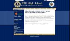
							         Bayport-Blue Point School District Schools | BBPHS School Rules								  
							    