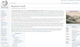 
							         Bayshore Cutoff - Wikipedia								  
							    