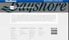 
							         Bayshore Healthcare Portal | MindSumo								  
							    