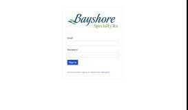 
							         Bayshore Specialty RX Login								  
							    