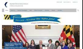 
							         Bayside Elementary School / Homepage								  
							    