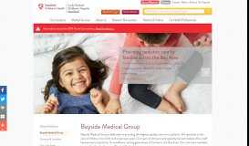 
							         Bayside Medical Group - Stanford Children's Health								  
							    