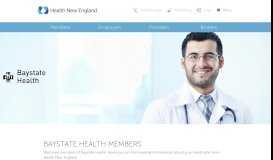 
							         Baystate Health - Health New England								  
							    