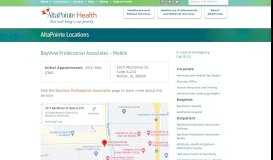 
							         BayView Professional Associates – Mobile - AltaPointe Health								  
							    