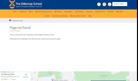 
							         BBC School Report » The Billericay School								  
							    