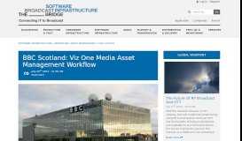 
							         BBC Scotland: Viz One Media Asset Management Workflow ...								  
							    