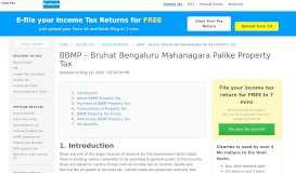
							         BBMP Property Tax - Bruhat Bengaluru Mahanagara Palike Payment ...								  
							    