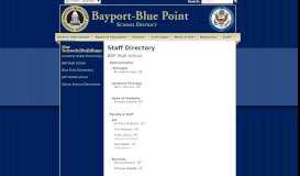 
							         BBP High School - Bayport-Blue Point School District								  
							    