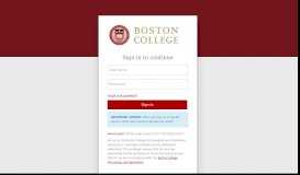 
							         BC Agora Portal - Boston College								  
							    