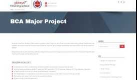 
							         BCA Major Project | Globsyn Finishing School								  
							    