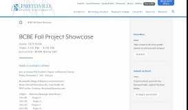 
							         BCBE Fall Project Showcase - Fayetteville State University								  
							    