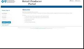 
							         BCBS Retail Producer Portal - Health Care Service Corporation								  
							    