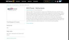 
							         BCD Travel - SAP Concur								  
							    
