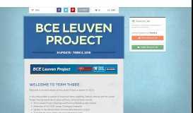 
							         BCE Leuven Project | Smore Newsletters								  
							    