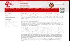 
							         BCHS Cheerleaders Inspire New Award at UCA Cheer Camp - Boyd ...								  
							    