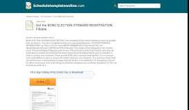 
							         BCNU ELECTION STEWARD REGISTRATION Fill Online, Printable ...								  
							    