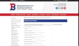 
							         BCSD Parent Portal - Binghamton City School District								  
							    