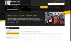 
							         BCSD Student Information - Bettendorf Community School District								  
							    