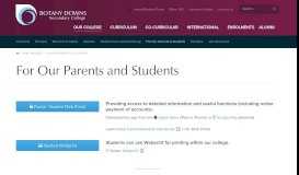 
							         BDSC Information for Our Parents and Students								  
							    