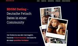 
							         BDSM Dating und Fetisch Kontakte aus Deutschland								  
							    