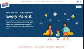 
							         Be A Learning Hero – Help your child succeed in school and life								  
							    