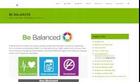 
							         Be Balanced – Windstream Benefits								  
							    