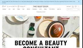 
							         Be Your Own Boss | Become A Consultant | The Body Shop At ...								  
							    