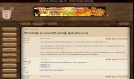 
							         BEA weblogic portal and BEA weblogic application server - CodeRanch								  
							    