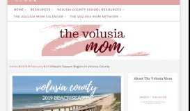 
							         Beach Season Begins in Volusia County – The Volusia Mom								  
							    
