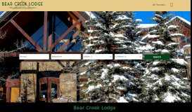 
							         Bear Creek Lodge of Telluride | Telluride Hotels, Lodging & Ski Hotels								  
							    