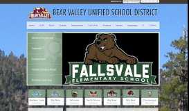 
							         Bear Valley Unified School District								  
							    