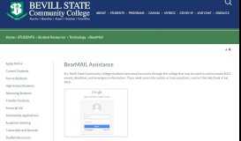
							         BearMail | Bevill State Community College								  
							    