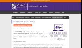 
							         BEARSHARE Brand Portal — Communications Toolkit								  
							    