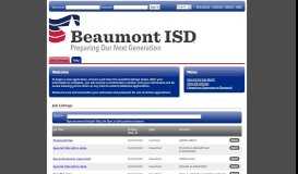 
							         Beaumont Indep School District - TalentEd Hire								  
							    