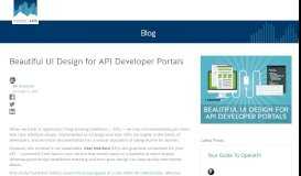 
							         Beautiful UI Design for API Developer Portals | Nordic APIs |								  
							    