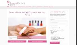 
							         Beauty Courses Online - Complete your beauty course at home today								  
							    