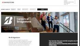
							         BeBridgestone.com: Apply for Jobs and Build Your Career								  
							    