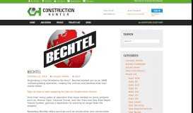 
							         Bechtel | Construction Hunter								  
							    