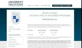 
							         Becker College Student Health Insurance Program | University Health ...								  
							    