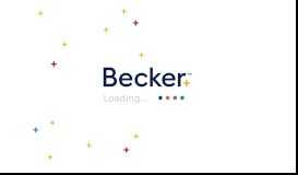 
							         Becker CPA Exam Review: Login								  
							    