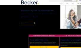 
							         Becker Professional Education | Learn. Advance. Succeed								  
							    
