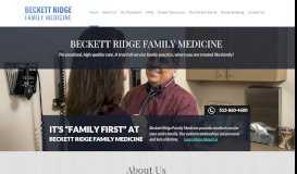 
							         Beckett Ridge Family Medicine | West Chester, OH | Home								  
							    